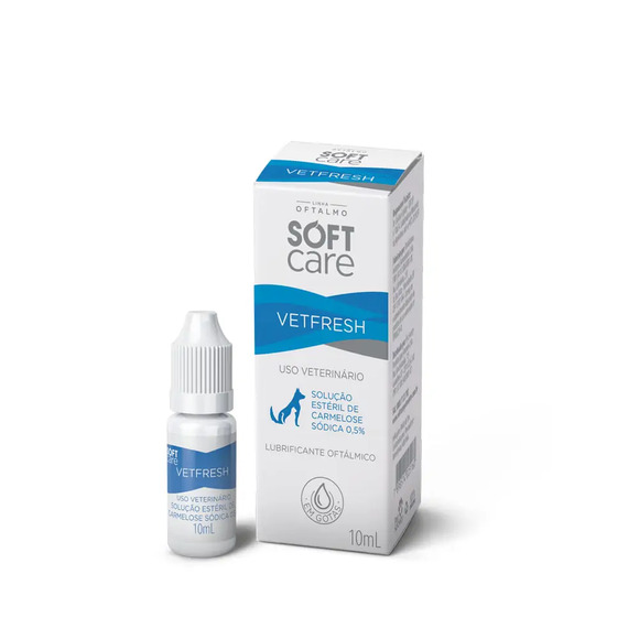 Lubrificante Oftálmico Dia a Dia Vetfresh Soft Care 10 ml