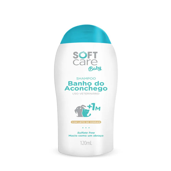 Shampoo 1 Mês+ Banho do Aconchego Soft Care Baby 120 ml