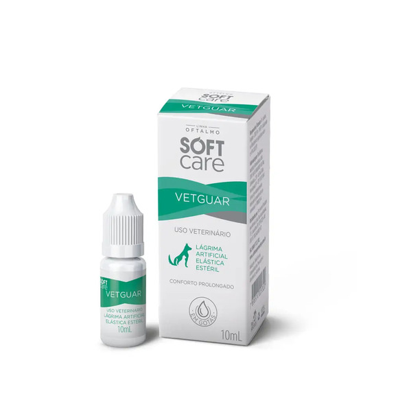 Lubrificante Oftálmico Olhos Secos Vetguar Soft Care 10 ml