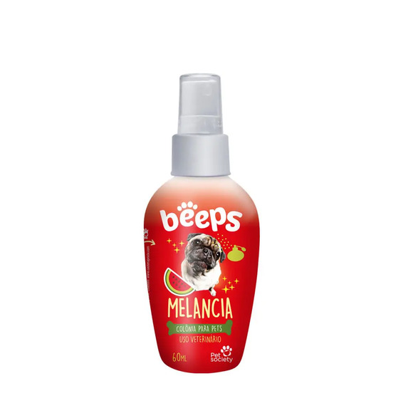 Colônia Beeps Melancia Pet Society  60 ml 60 ml