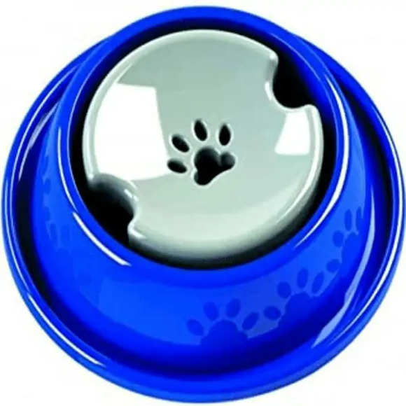 Bebedouro Pelos Longos Azul 4 Em 1 Único