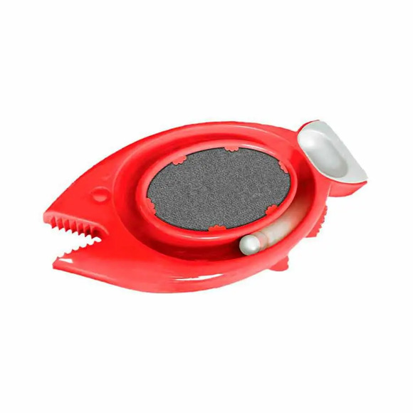 Brinquedo Arranhador Durapets Durafish Toys Para Gatos Único