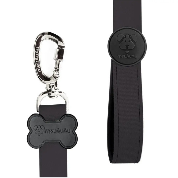 Guia Para Cachorro Meuauau Black Único