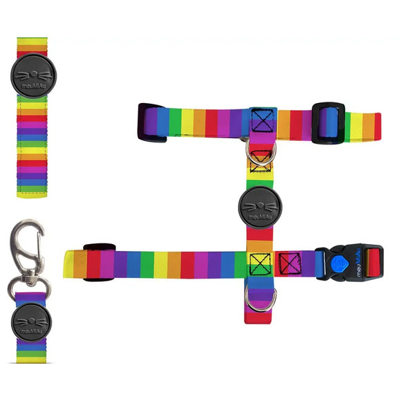 Kit H Meu miau Rainbow Único