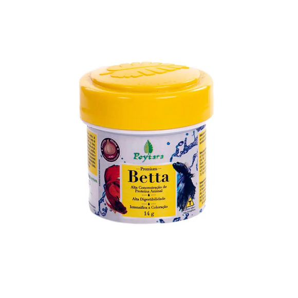 Ração Betta Premium Poytara 14 g