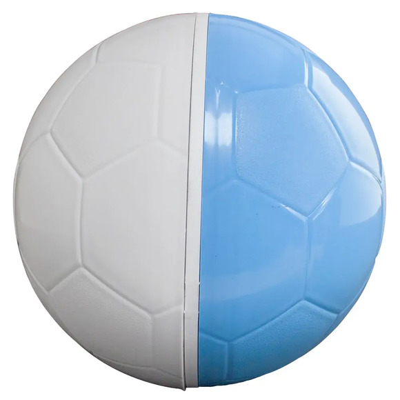 Brinquedo Comedouro Amicus Crazy Ball Azul e Branca P