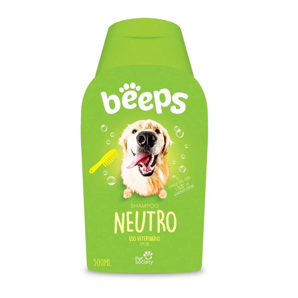 Shampoo Neutro Beeps Pet Society 500 ml