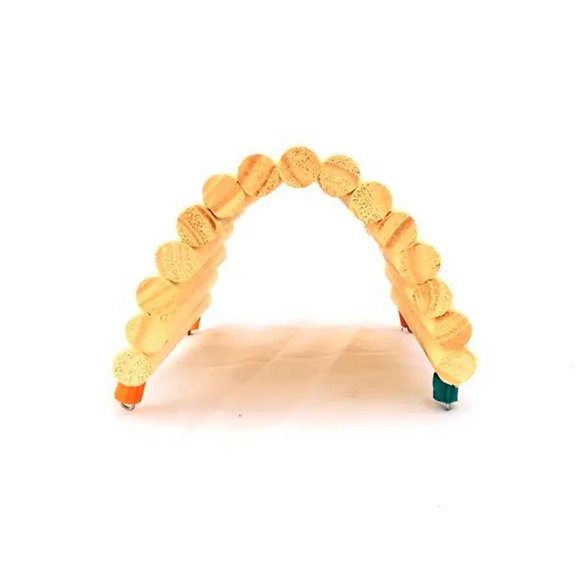 Toca De Madeira Para Roedores Ponte Toca Toy For Bird P