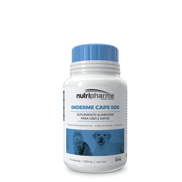 Imderme Caps Suplemento Alimentar 500 mg