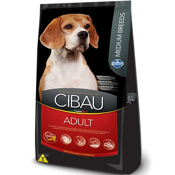Ração Cibau Cães Adultos Raças Médias 15kg