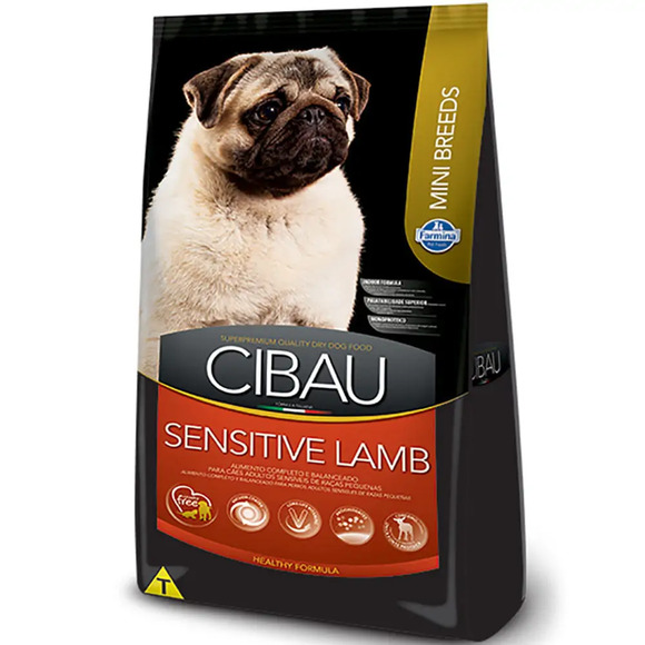 Ração Cibau Cães Sensitive Lamb Raças Pequenas 1kg