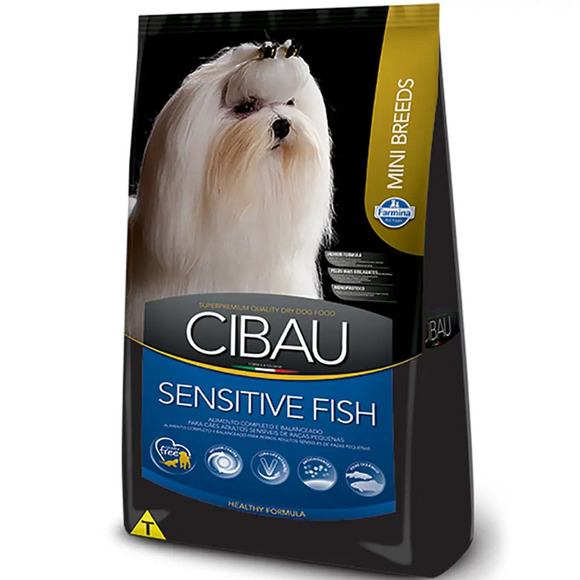 Ração Cibau Cães Sensitive Fish Raças Pequenas 1kg
