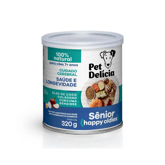 Ração Úmida Pet Delícia Cães Sênior 320 g