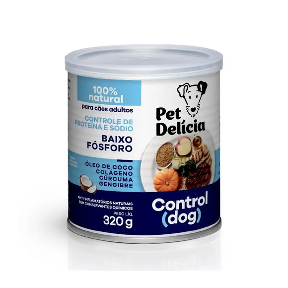 Ração Úmida Pet Delícia Cães Control Baixo Fósforo 320 g