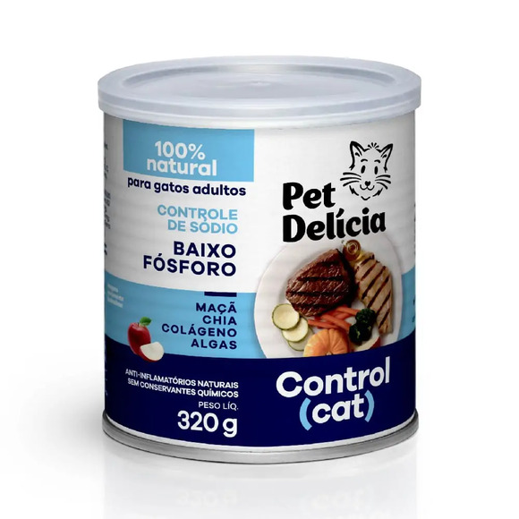 Ração Úmida Pet Delícia Gatos Control Baixo Fósforo 320 g
