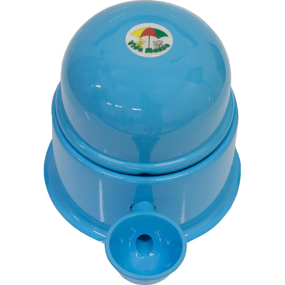 Bebedouro Cães Gatos Azul Automático Modelo Médio 14 li Único
