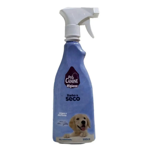 Banho A Seco Limpa E Perfuma Pró Canine Higiene 500 ml
