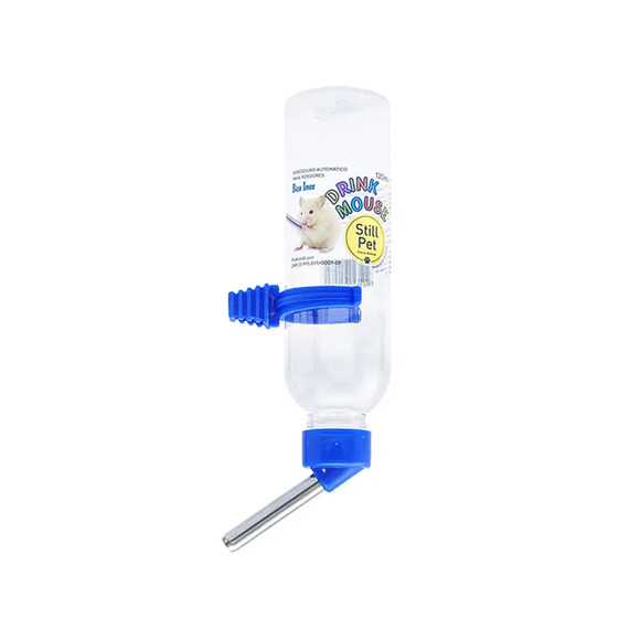Bebedouro Plástico Drink Mouse Tudo Pet Azul 150 ml