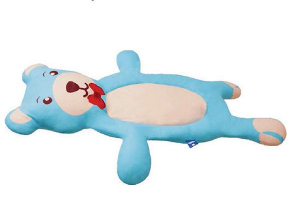 Colchonete Pelucia Urso Azul