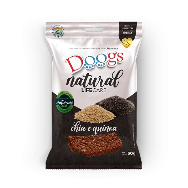 Suplemento Doogs Chia E Quinoa Life Care 50 Grs