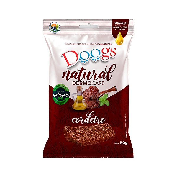 Suplemento Doogs Cordeiro Dermo Care 50 Grs