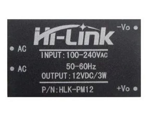 MINI FONTE HILINK 12VDC