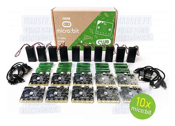 Placa BBC Microbit V2 kit com 10