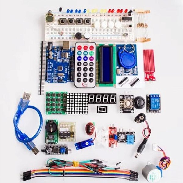 KIT ARDUINO UNO RFID COMPLETO COM MALETA PLASTICA
