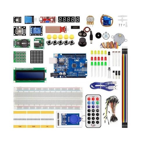 KIT ARDUINO UNO RFID COMPLETO COM MALETA PLASTICA