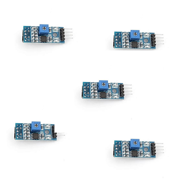 5 X SENSOR DE LINHA SEGUE FAIXA INFRAVERMELHO IR TCRT5000 LM393