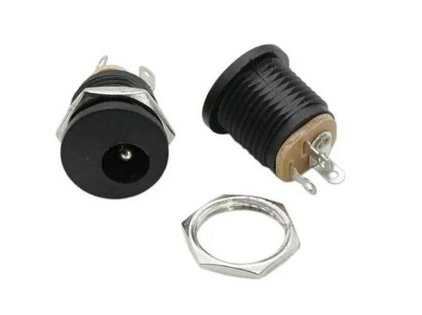 Lot De 10 Connecteurs DC Jack Femelle 5,5x2,1 Mm à Fixer Sur Panneau | 3 Broches, Marque Uxcell