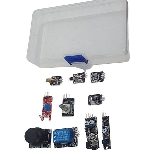 KIT COM 10 SENSORES COM CAIXA BOX