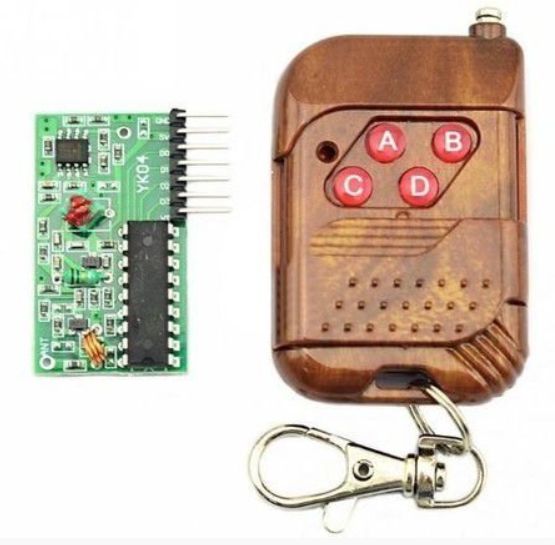 Módulo Receptor Rf Com Controle Remoto 315mhz