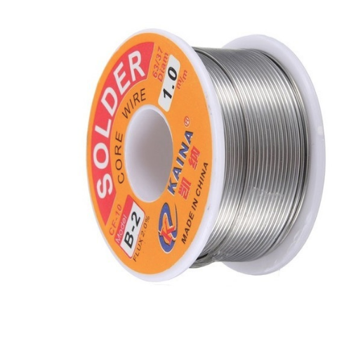 ROLO DE SOLDA KAINA ESTANHO FIO 1,0MM 100G