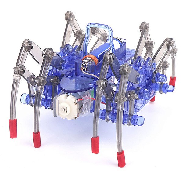 KIT DIY EDUCACIONAL SPIDER ROBOT ARANHA ROBOTICA- COM INMETRO MANUAL EM PORTUGUES