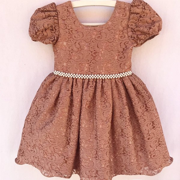 vestido infantil rose