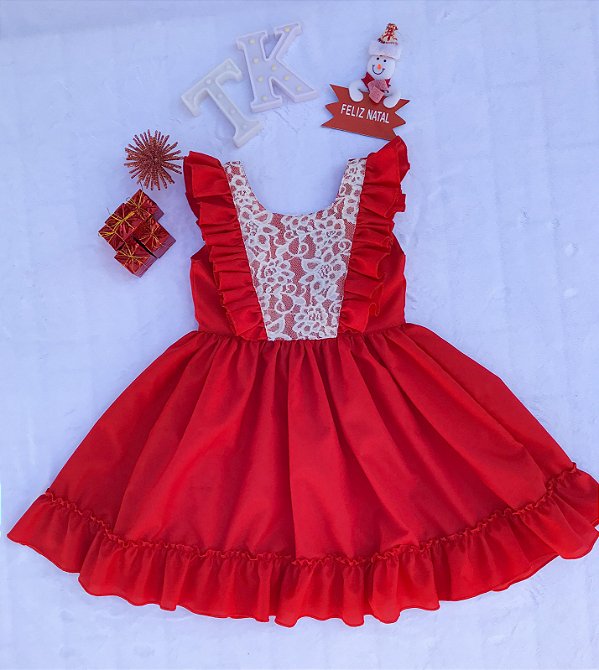 vestido vermelho pro natal