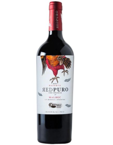 Vinho Red Puro Malbec Orgânico - 750ml