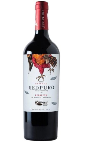 Vinho Red Puro Red Blend Orgânico - 750ml