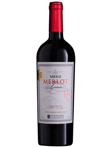 Vinho Miolo Merlot Terroir 2020 - 750ml