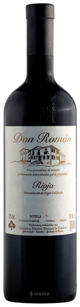 Marqués de Tomares Don Román Rioja Tempranillo 2017