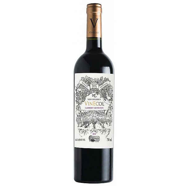 Vinho Vinecol Orgânico Cabernet Sauvignon - 750ml