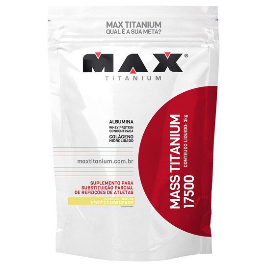 Hipercalorico Max Titanium 3 KG Refil - Universo fitness Suplementos