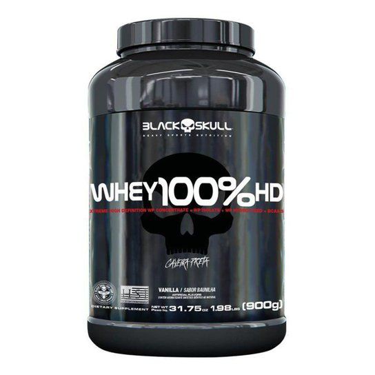 Whey 100% HD Black Skull 900g