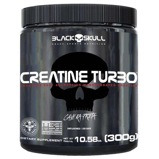 Creatina Turbo - 300g Black Skull