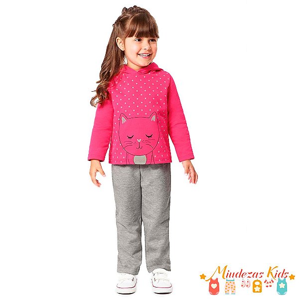 conjunto infantil flanelado