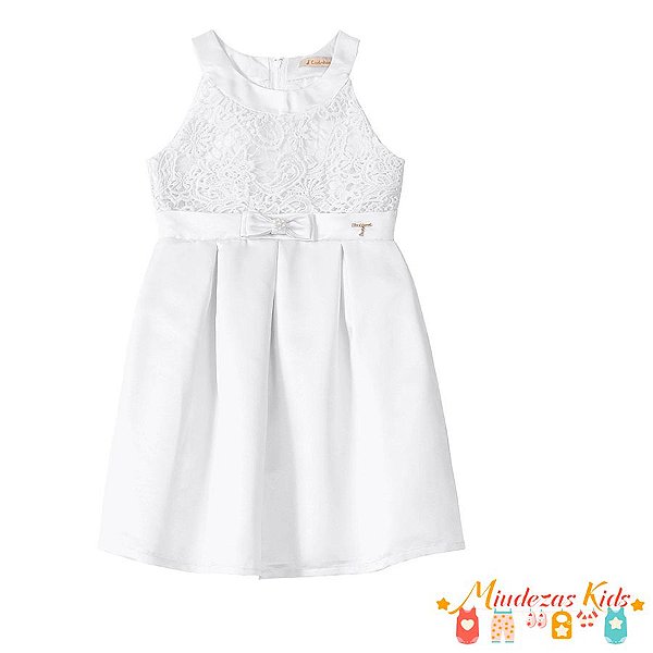 Vestido em cetim com detalhe em renda Carinhoso blk