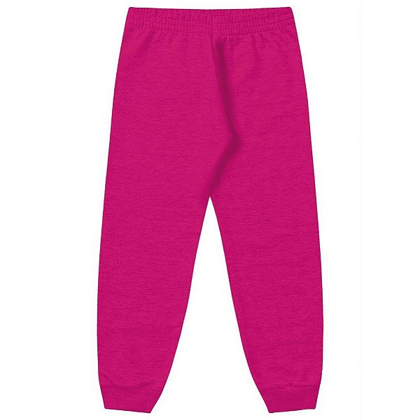 Calça de moletom Flanelada Menina Kids Fakini blk24k