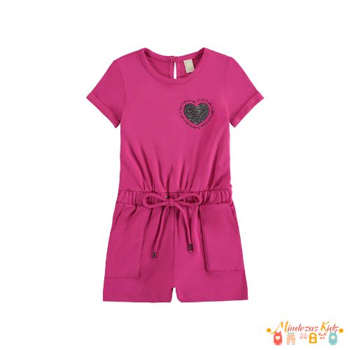 Macaquinho em molevisco Infanti blk23k