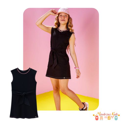 Vestido regata em meia malha Lilimoon blk23k